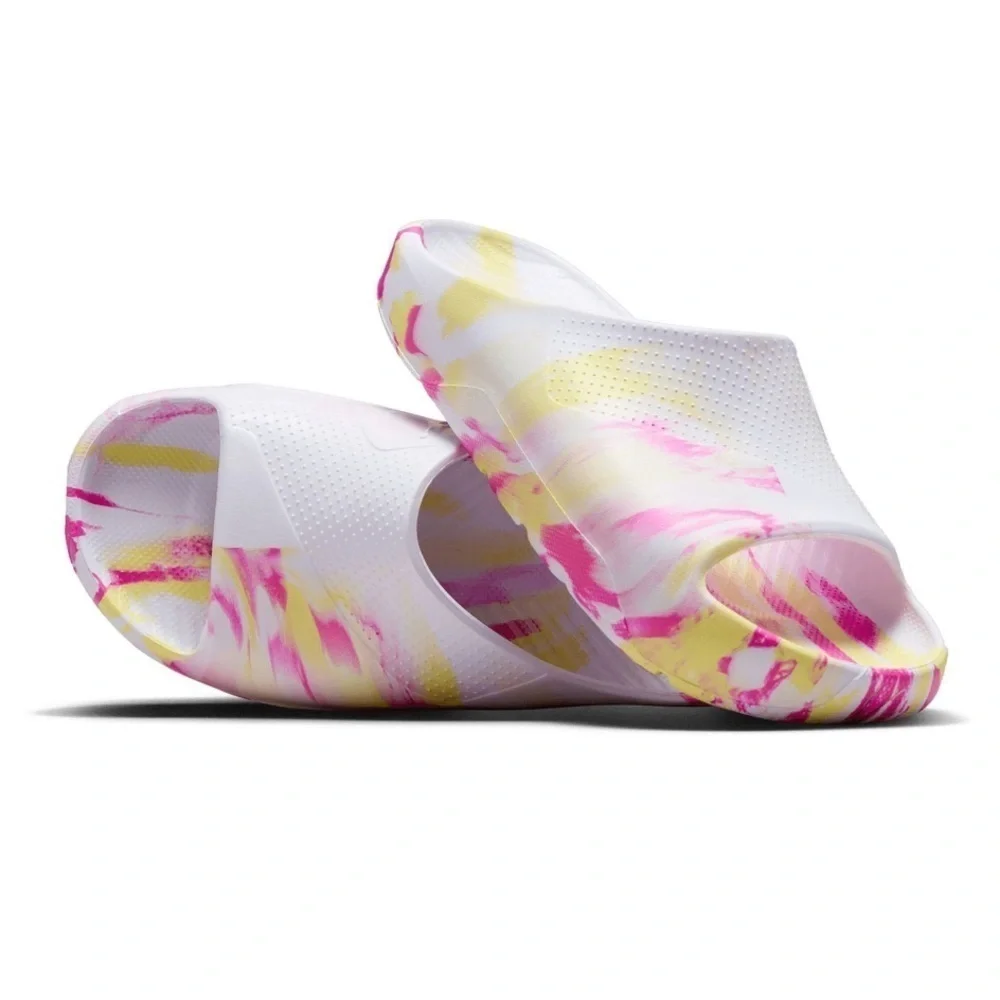 NWT Jordan Kids Post Slides Tie Dye Slip on Sandals